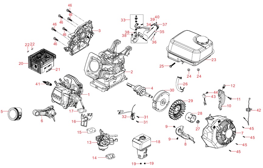 039-8583-4 Engine Breakdown